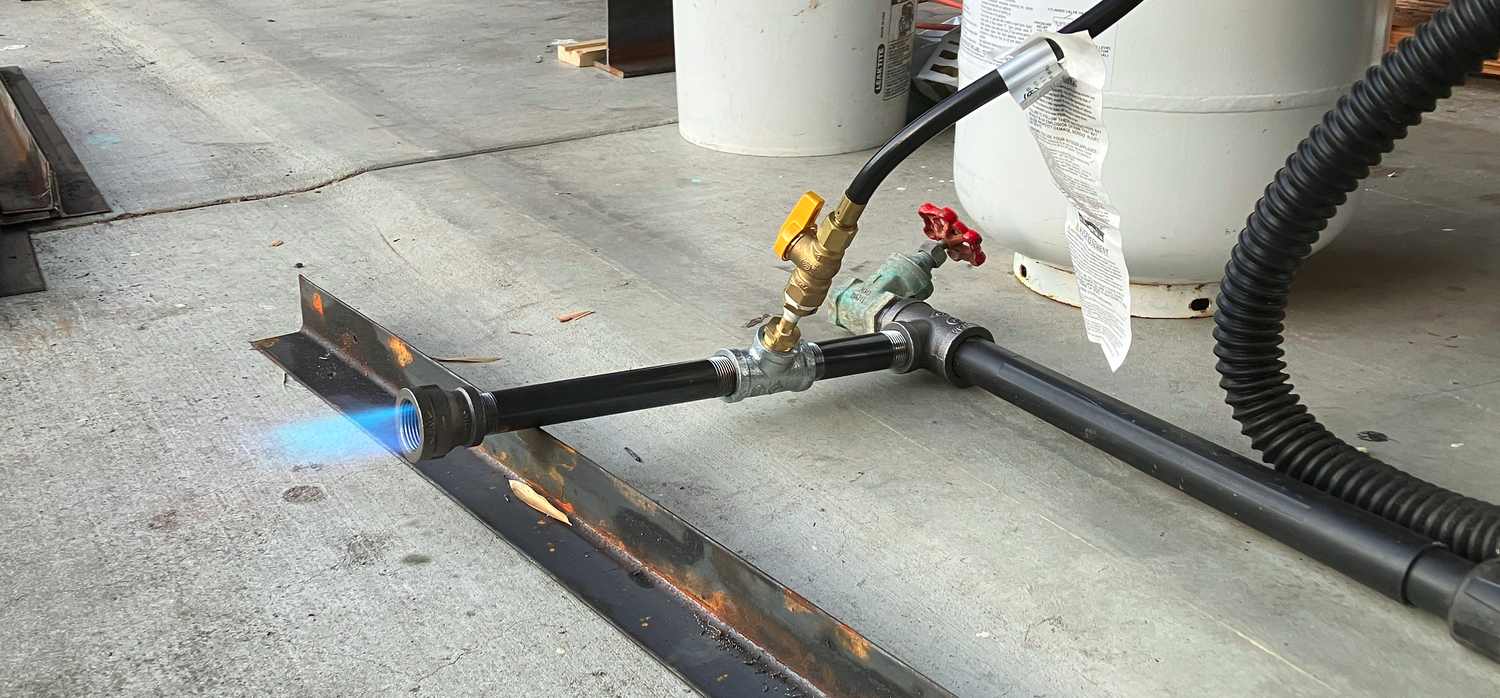 Propane Burner for Foundry Furnace