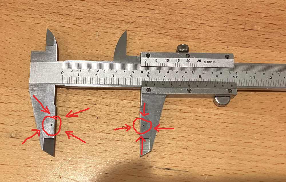 Modifying Vernier Caliper for Divider Setting