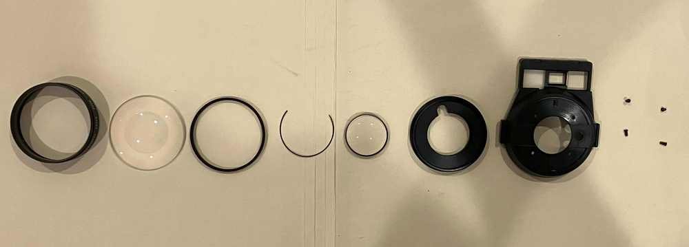 Rearranging Wide-Angle and Telephoto Lenses into a Magnifier